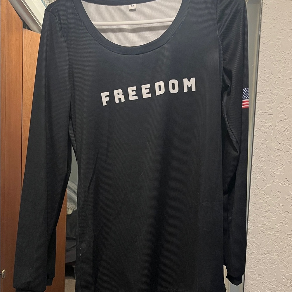 Black Long Sleeve Women's Top